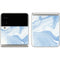 Blue Marbling Galaxy Z Flip3 5G Skin